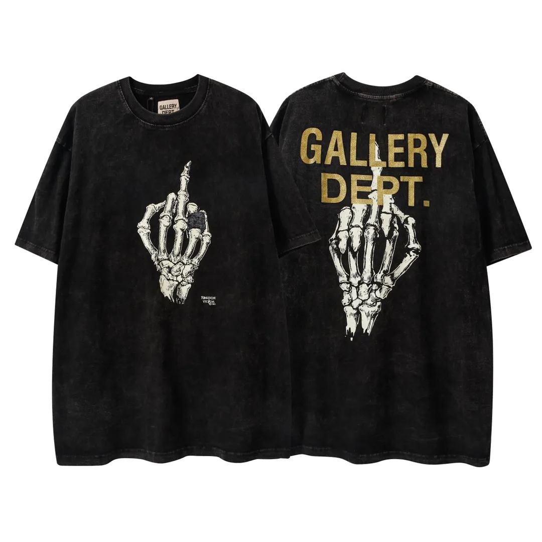 GALLERY. DEPT new short-sleeved T-shirt Style number: D2333 P116 Color: Black Size: S M L XL